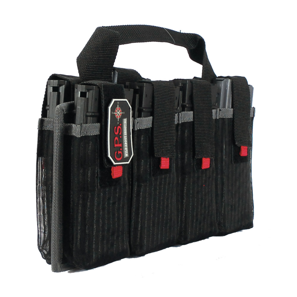 AR Magazine Tote - Holds 8 Magazines - Black Tactical Storage Bag