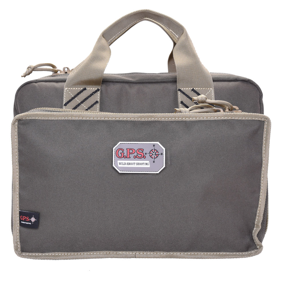 Quad Pistol Range Bag w/Mag Storage & Dump Cups