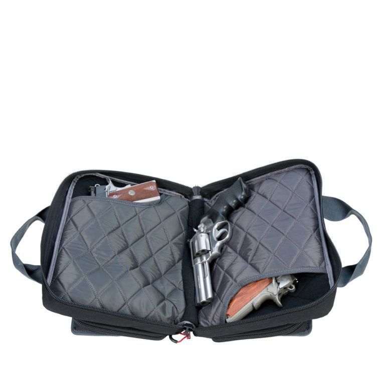 Quad Pistol Range Bag w/Mag Storage & Dump Cups GPS Bags