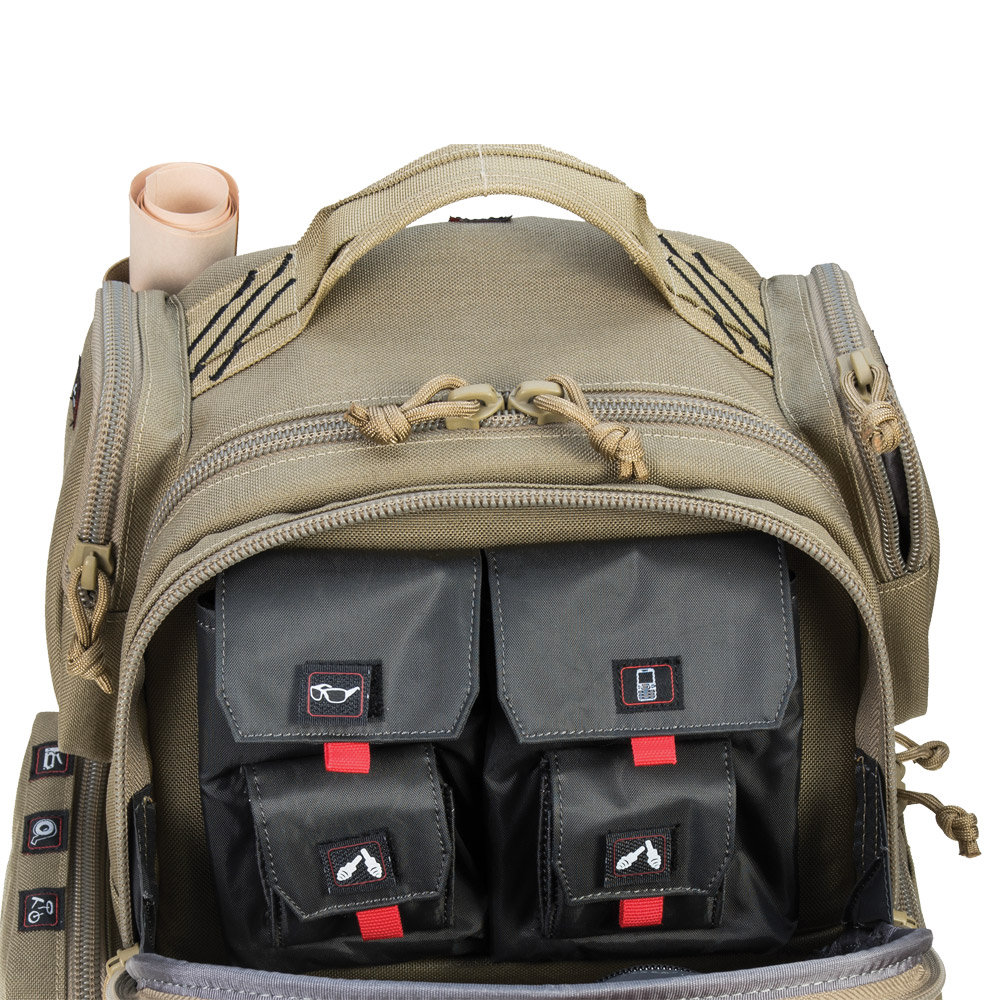 Tactical Range Backpack Holds 2 Handguns GPS Bags