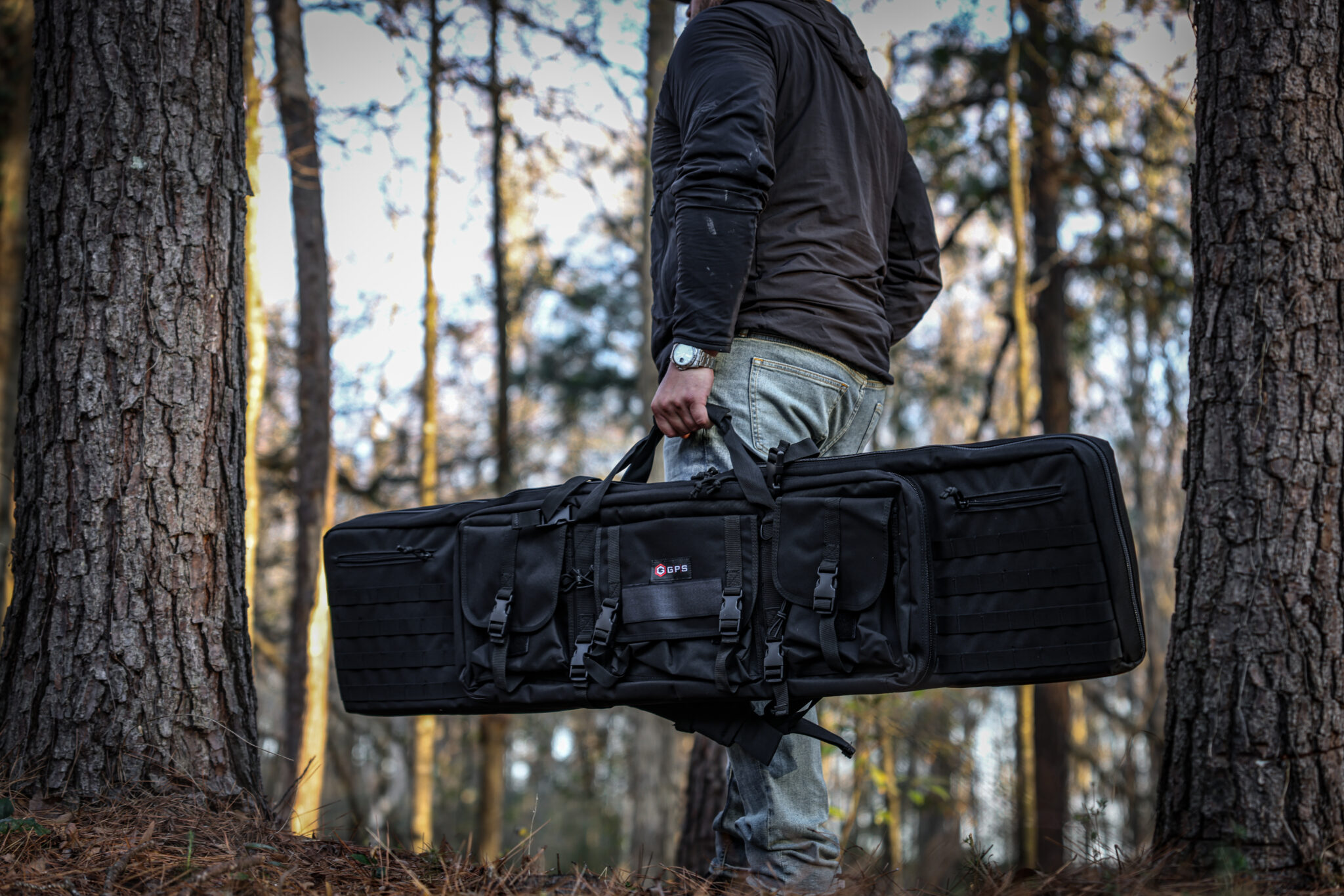 Double gun case soft sales