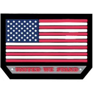 G.p.s. Gps Rusa7 Gps Rusa7 Rubber Medallion Us Flag 'united We Stand'